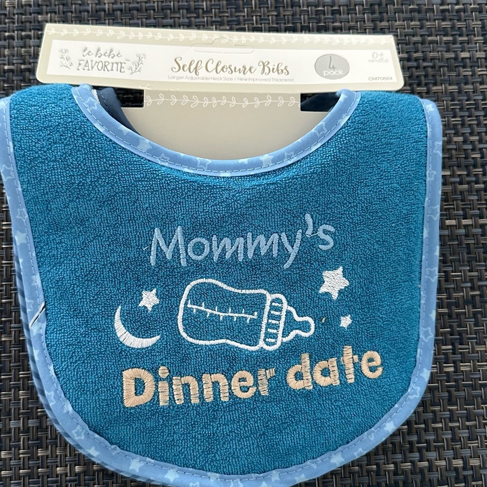 Baby Bib Set of 3 NWT